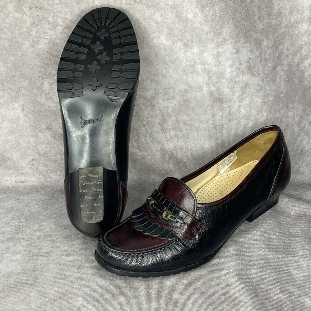 Sioux Germany Womens Kiltie Loafers Either Tassels Mary Popping Shoes Size 6